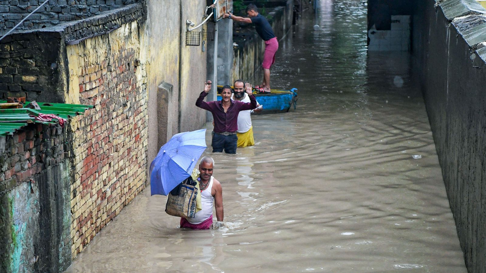 Cots Float, Families Wade Through Water As Yamuna Levels Rise In Delhi