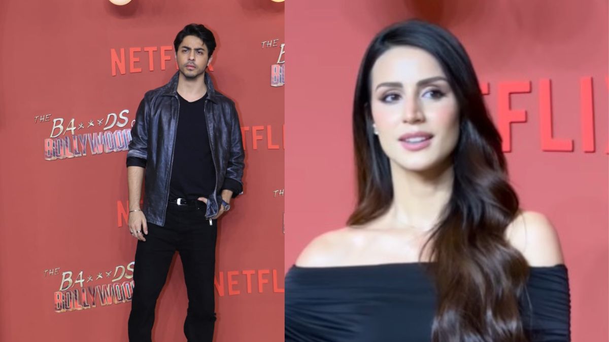 Aryan Khan Twins With Rumoured Girlfriend Larissa Bonesi At <i>The Ba***ds Of Bollywood</i> Screening. Watch