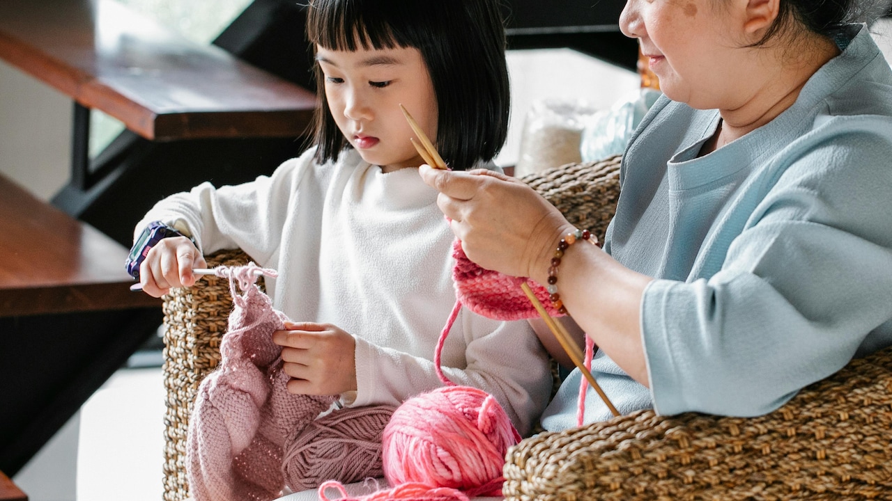 Knitting and 