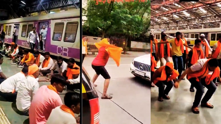 Maratha Morcha Mumbai : रेल्वे स्थानकात खो-खो, BMC समोर अंघोळ; मुंबईत मराठा आंदोलकांचे Viral Video Maratha Morcha Mumbai : रेल्वे स्थानकात खो-खो, BMC समोर अंघोळ; मुंबईत मराठा आंदोलकांचे Viral Video