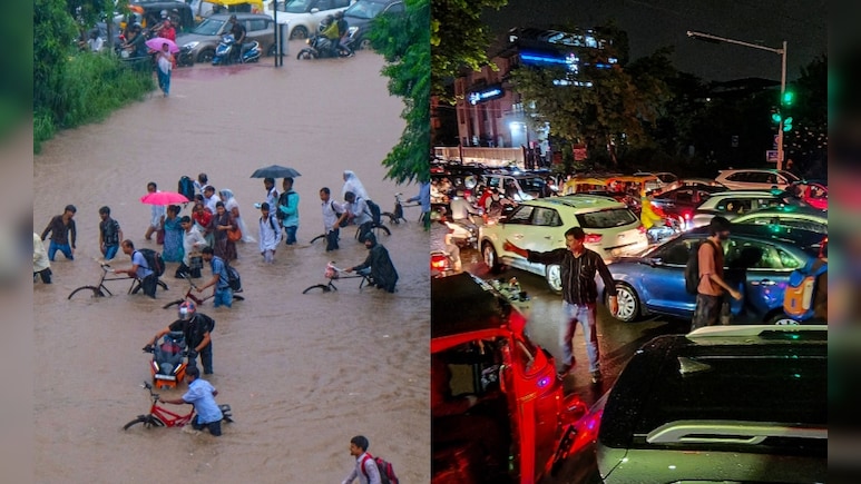 PHOTOS: गुरुग्राम में बारिश से दरिया बनीं सड़कें, ट्रैफिक जाम से लोगों का हुआ बुरा हाल PHOTOS: गुरुग्राम में बारिश से दरिया बनीं सड़कें, ट्रैफिक जाम से लोगों का हुआ बुरा हाल
