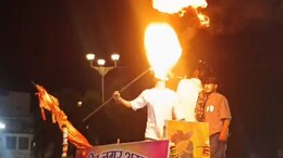 Man Blows Out Fire From Mouth. 2 Severely Burnt In Stunt Gone Wrong In Madhya Pradesh