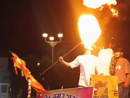 Man Blows Out Fire From Mouth. 2 Severely Burnt In Stunt Gone Wrong In Madhya Pradesh Man Blows Out Fire From Mouth. 2 Severely Burnt In Stunt Gone Wrong In Madhya Pradesh