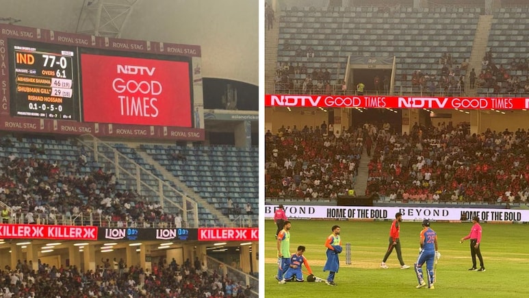 एशिया कप के भारत-बांग्लादेश मुकाबले में छाया 'NDTV GOOD TIMES', दुबई स्टेडियम में दिखी झलक