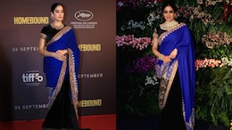 Janhvi Kapoor Steals The Show In Sridevi's Saree At <i>Homebound</i> Special Screening