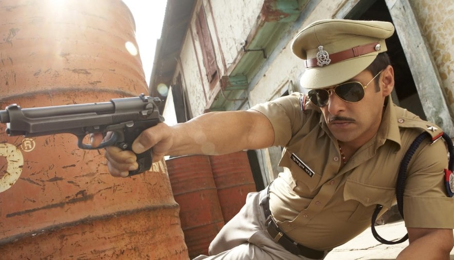 A scene in Dabangg A scene in Dabangg