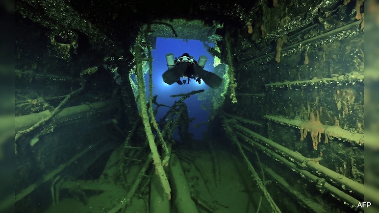 Divers Recover Artefacts From Titanic's Sister Ship Britannic Divers Recover Artefacts From Titanic's Sister Ship Britannic