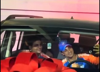 Watch: Abhishek, Gill Take Selfie In Newly Won SUV, Its Whopping Cost Is...