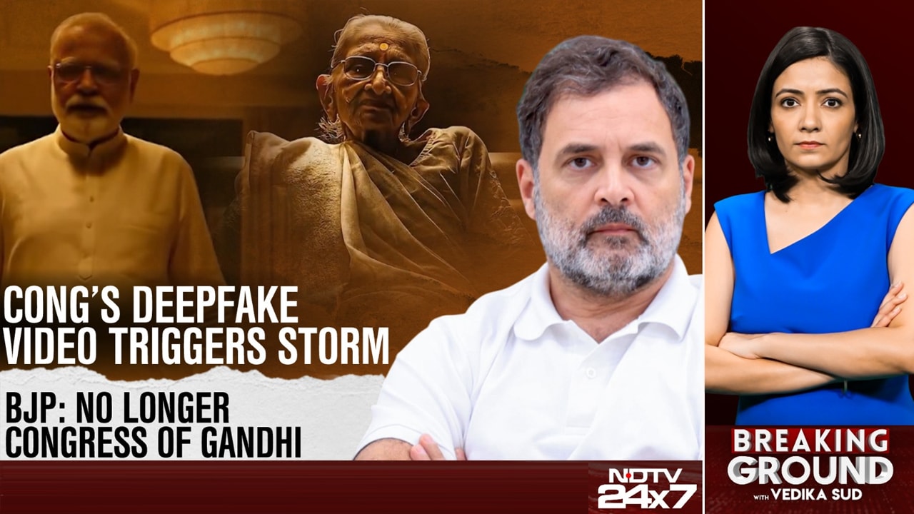 Congress' AI Video Triggers Storm; BJP Says It's No Longer Congress Of Gandhi