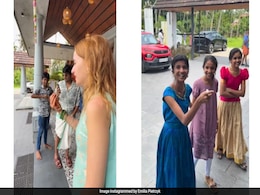 Polish Woman Delights Children By Speaking Malayalam At Kerala Wedding: "Priceless" Polish Woman Delights Children By Speaking Malayalam At Kerala Wedding: "Priceless"