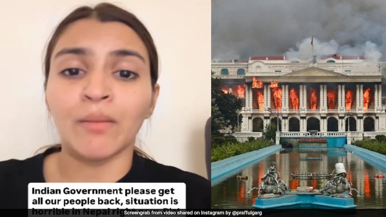 "Not Sparing Tourists": Indian Woman's Call For Help From Violence Hit Nepal "Not Sparing Tourists": Indian Woman's Call For Help From Violence Hit Nepal