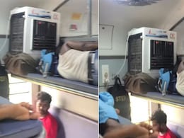 ट्रेन की बर्थ पर ही कूलर लगाकर सो गया शख्स, वायरल Video देख दंग रह गए लोग, बोले- जनरल में 1 AC का मज़ा ट्रेन की बर्थ पर ही कूलर लगाकर सो गया शख्स, वायरल Video देख दंग रह गए लोग, बोले- जनरल में 1 AC का मज़ा