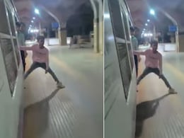 रील बनाने के लिए तेज रफ्तार ट्रेन से लटककर खतरनाक स्टंट कर रहा था युवक, इसके बाद जो किया, सबक मिलना चाहिए रील बनाने के लिए तेज रफ्तार ट्रेन से लटककर खतरनाक स्टंट कर रहा था युवक, इसके बाद जो किया, सबक मिलना चाहिए