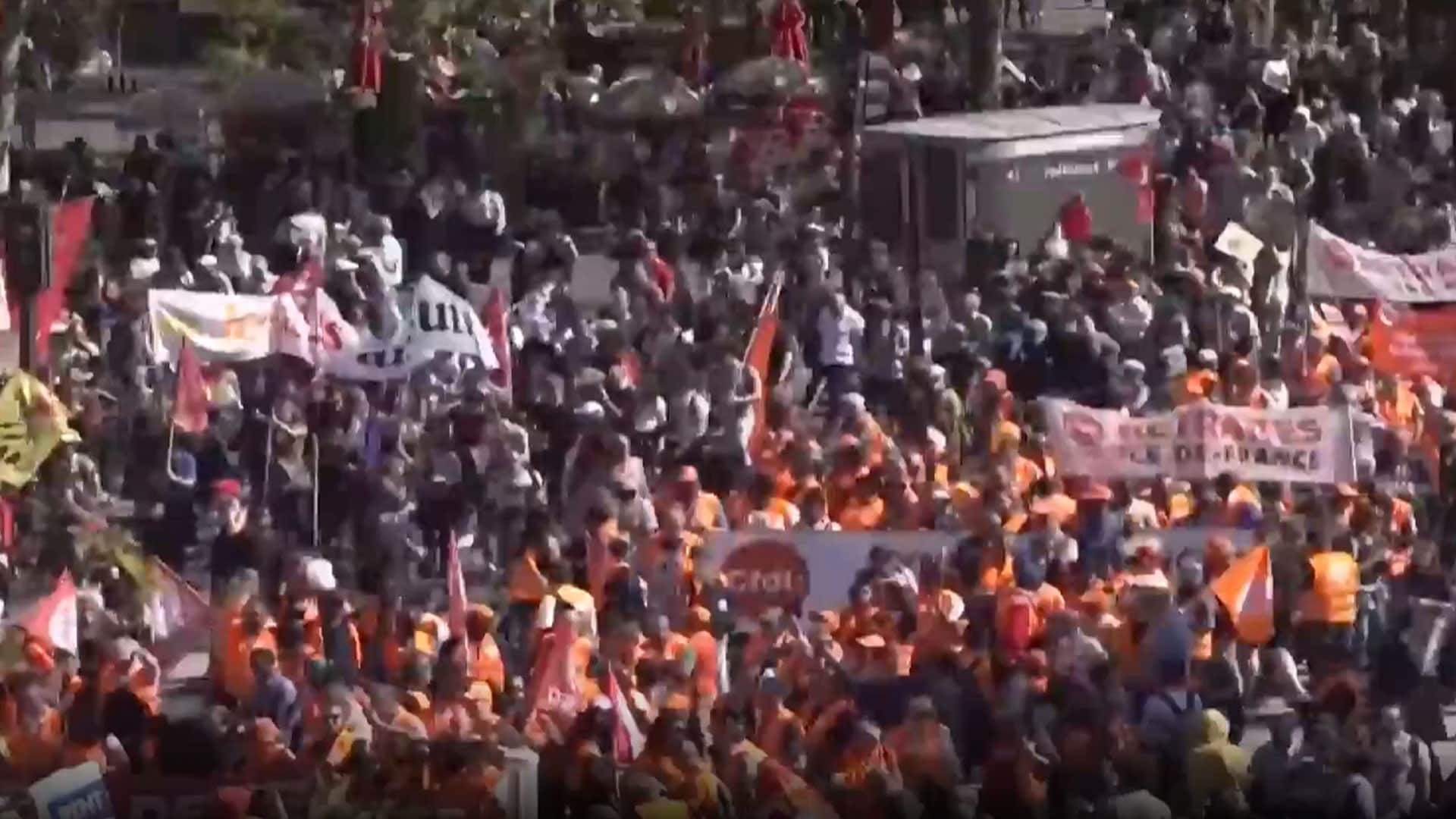 Video: Over 5,00,000 Protest In France Against Macron's Austerity Policies
