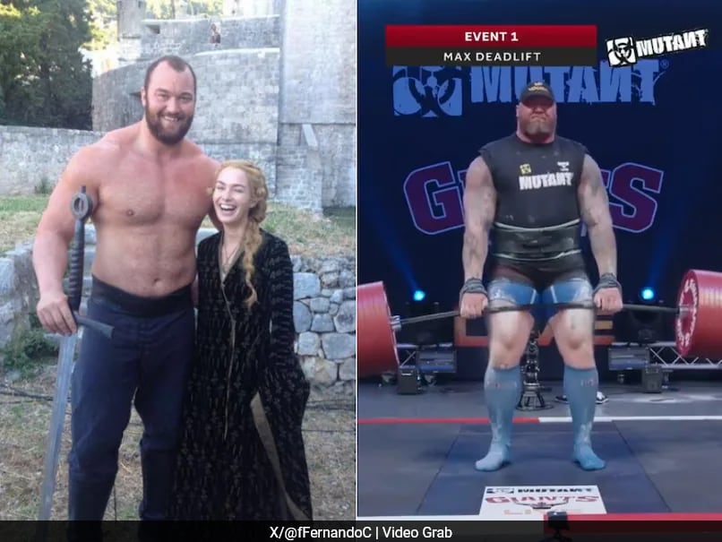 'The Mountain' From Game Of Thrones Breaks World Record With 510kg Deadlift