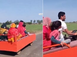 शख्स ने पलंग को ही बना डाला कार, देसी जुगाड़ देख हैरान रह गए लोग, बोले- कहां से लाते हैं इतना दिमाग? शख्स ने पलंग को ही बना डाला कार, देसी जुगाड़ देख हैरान रह गए लोग, बोले- कहां से लाते हैं इतना दिमाग?