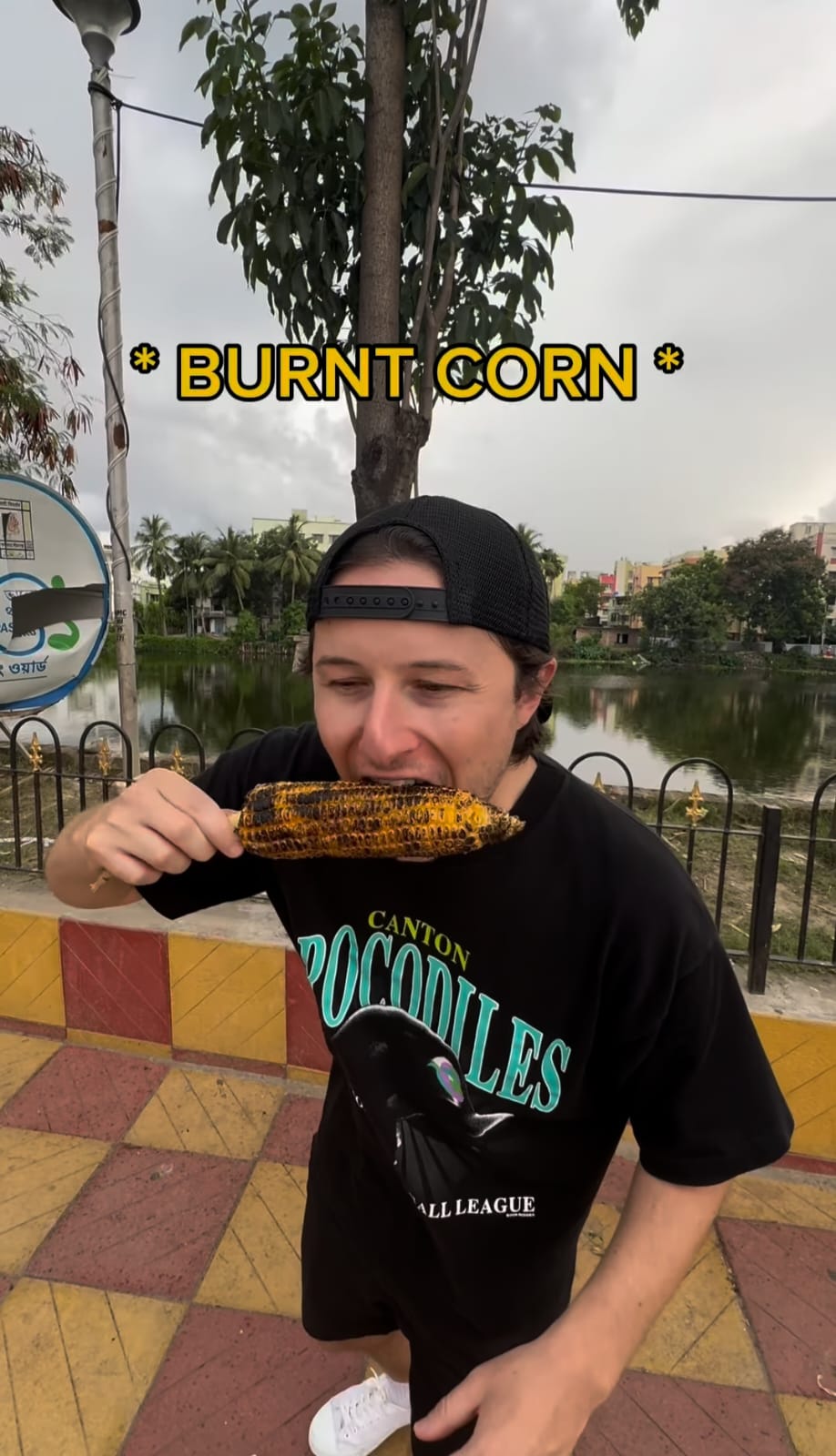Foreign Vlogger Tries Indian-Style Roasted Corn On The Cob, His Reaction Is...