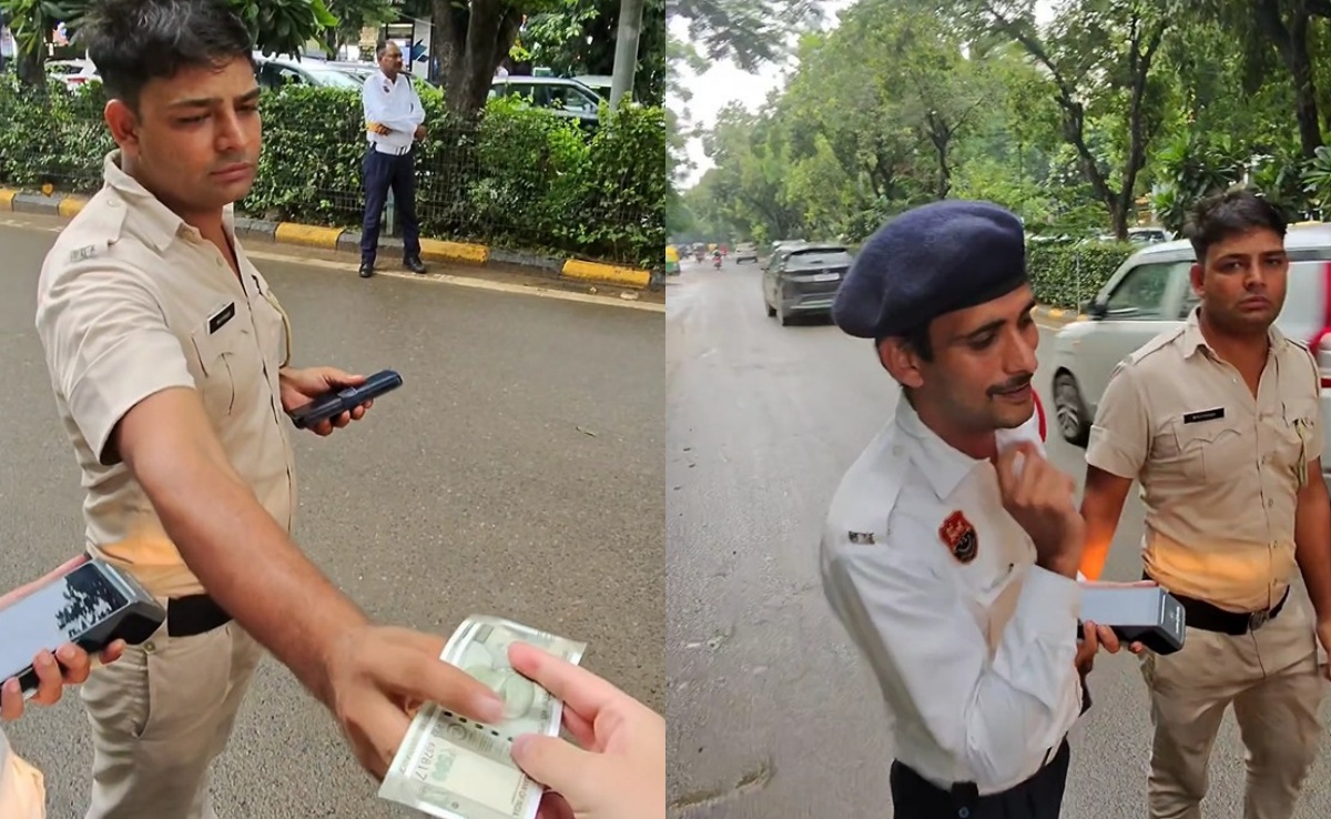जापानी टूरिस्ट से ली 1000 रुपए की रिश्वत, नियम तोड़ने का दे दिया 'पास'... गुरुग्राम के 3 पुलिसकर्मी सस्पेंड
