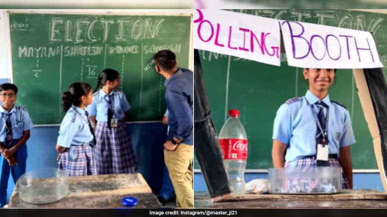 Classroom Election Goes Viral As Teacher Teaches Democracy With Fun: "<i>Samosa Dabao Somesh Jitao</i>" Classroom Election Goes Viral As Teacher Teaches Democracy With Fun: "<i>Samosa Dabao Somesh Jitao</i>"