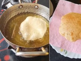 कड़ाही में ऑयल फ्री पूड़ियां बनाने की निंजा टेक्निक, महिला ने इन 2 चीजों के इस्तेमाल से किया करिश्मा कड़ाही में ऑयल फ्री पूड़ियां बनाने की निंजा टेक्निक, महिला ने इन 2 चीजों के इस्तेमाल से किया करिश्मा