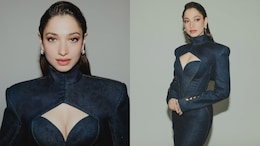 Tamannaah Bhatia Turns Denim Into A High Fashion Moment With Bold, Sculpted Dress