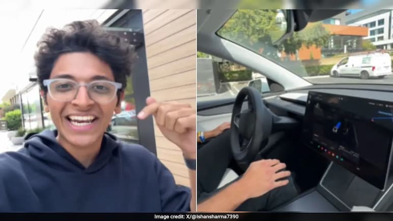 Watch: Indian YouTuber Tries Elon Musk's Robotaxi In US, Reveals Fare For 5-Minute Ride Watch: Indian YouTuber Tries Elon Musk's Robotaxi In US, Reveals Fare For 5-Minute Ride