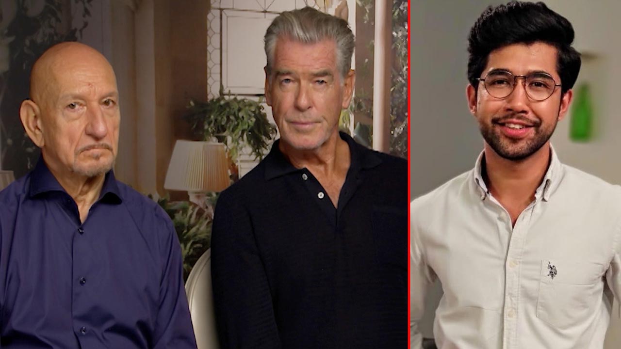 Pierce Brosnan & Sir Ben Kingsley Share Wit & Wisdom On NDTV