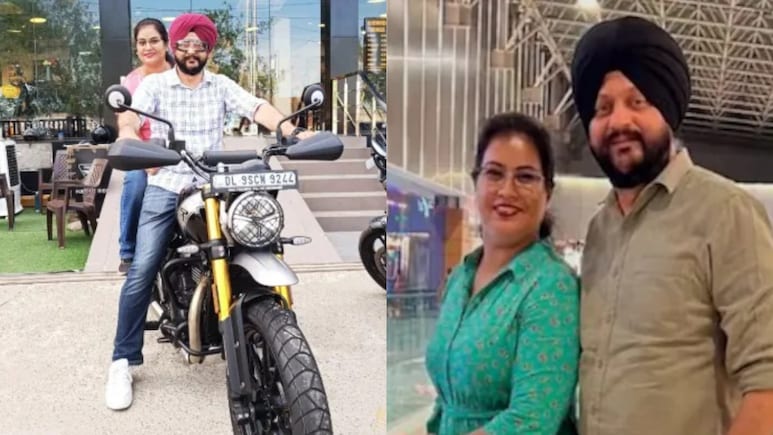 गुरुद्वारे गए, लंच किया और फिर उजड़ गई दुनिया... BMW हादसे के शिकार नवजोत सिंह को पत्नी ने दी अंतिम विदाई