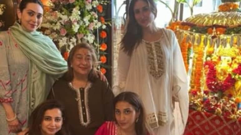 On Karisma Kapoor's Ganesh Chaturthi Photo Dump, Sister Kareena Writes, "Best Girl" On Karisma Kapoor's Ganesh Chaturthi Photo Dump, Sister Kareena Writes, "Best Girl"