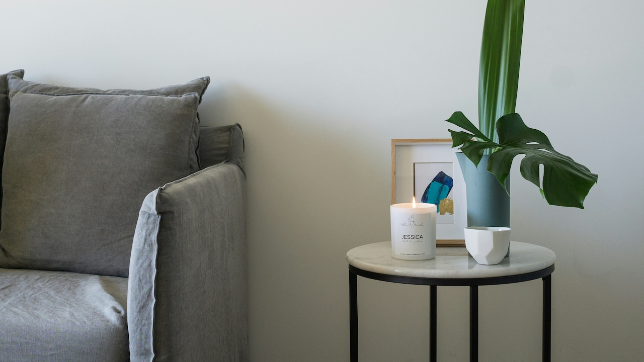 Get a modern side table that doubles as the perfect coffee companion