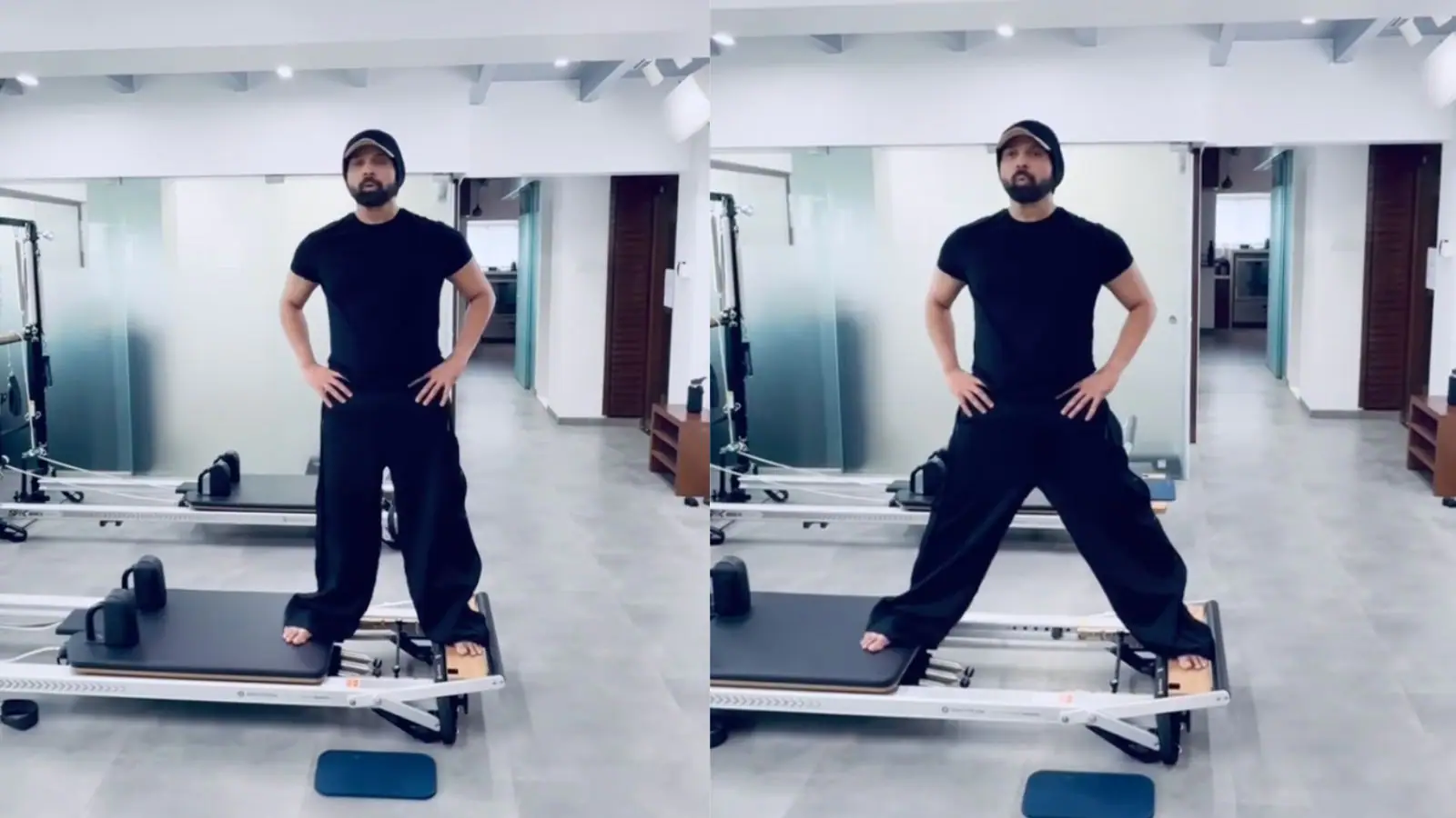 Himesh Reshammiya Shows Off His Pilates Skills With Standing Side Splits, Inspires Fans To Hit The Gym