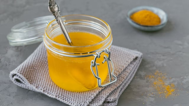 Ghee contains butyrate,