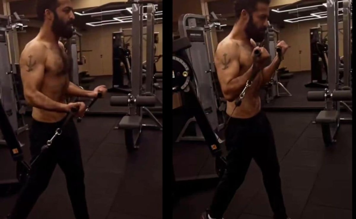 Jr NTR Sweats It Out In The Gym As He Trains For Prashanth Neel's Next Film
