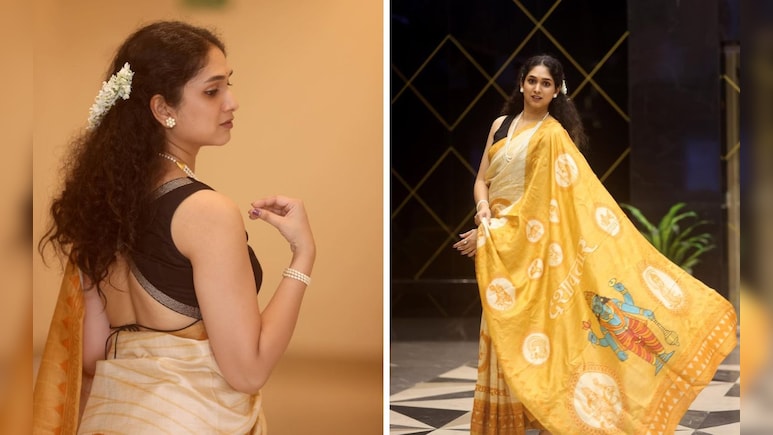Priyadarshini Indalkar Dashavatar Saree: प्रियदर्शिनी इंदलकरचा दशावतार स्पेशल साडी लुक पाहिला का? प्रेमात पडाल Priyadarshini Indalkar Dashavatar Saree: प्रियदर्शिनी इंदलकरचा दशावतार स्पेशल साडी लुक पाहिला का? प्रेमात पडाल