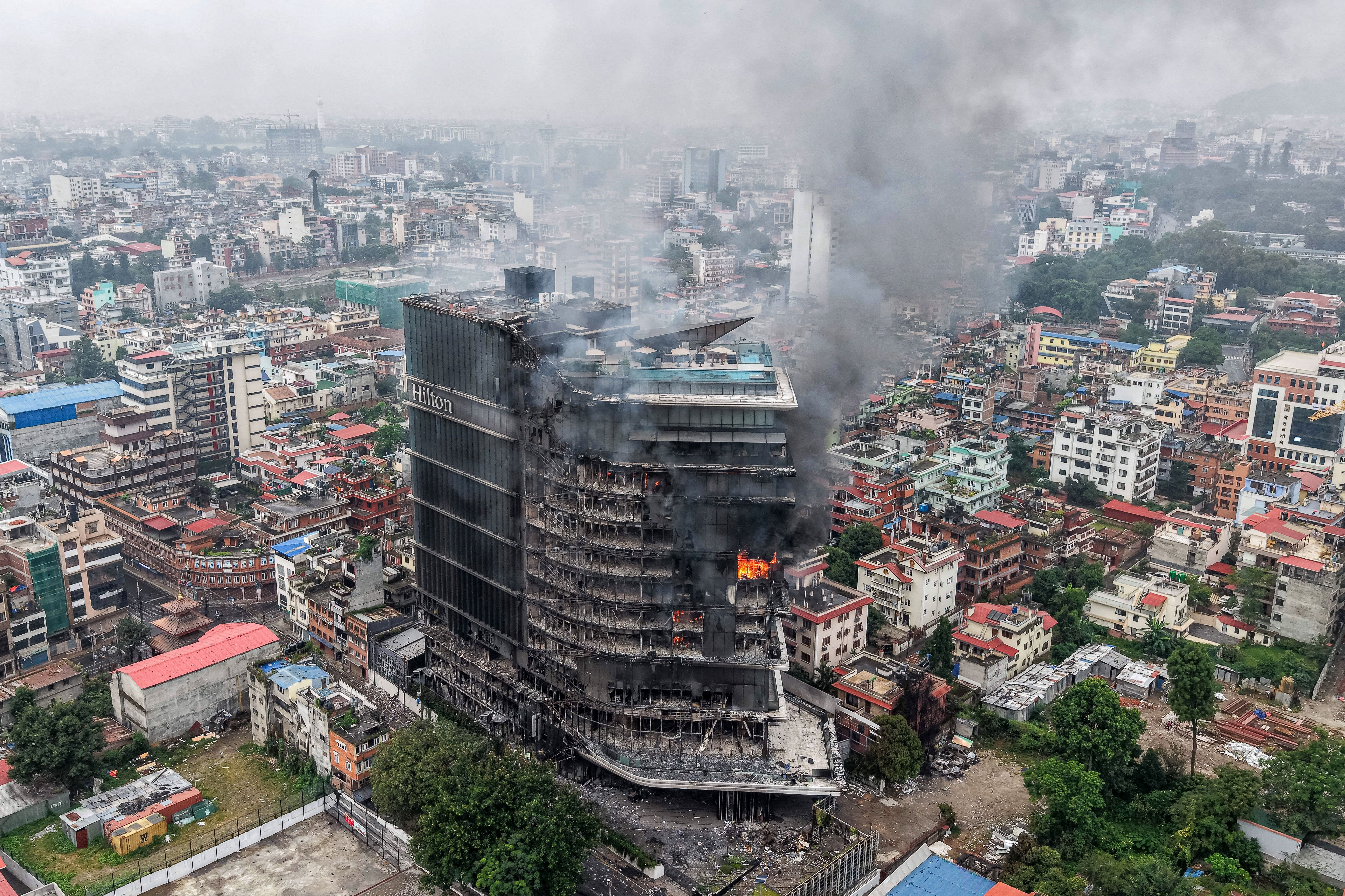 How Luxury Hotels Like Hilton Kathmandu And Hyatt Regency Fell To Nepal Protests