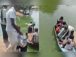 टीकमगढ़ में नाव के सहारे अंतिम यात्रा, सिस्टम की खुली पोल; श्मशान घाट तक पहुंचने के लिए की कड़ी मशक्कत