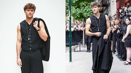 <i>The Summer I Turned Pretty</i> Star Christopher Briney Masters The Art Of All Black At Calvin Klein NYFW Show