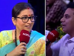 &lt;i&gt;&quot;Woh Haath Jod Ke Baithe Hai&quot;&lt;/i&gt;: Smriti Irani, KTR&#039;s Banter At NDTV&#039;s Yuva