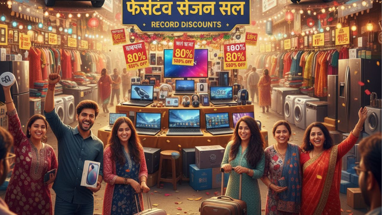 फेस्टिव सीजन की बहार, स्मार्टफोन से लेकर ट्रॉली बैग्स तक, हर कैटेगरी में मिल रहा रिकॉर्ड डिस्काउंट
