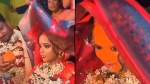 दूल्हे ने दुल्हन की मांग में ऐसे भरा सिंदूर, Video देख छूटी लोगों की हंसी, बोले- 70 जन्मों की बुकिंग हो गई