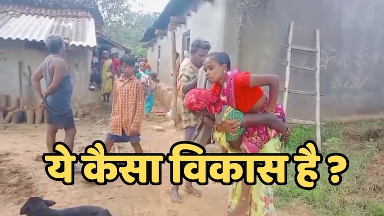Snake Bite: आजादी के 79 साल बाद भी नहीं बनी सड़क, सांप काटने के बाद पीड़िता को पीठ पर उठाकर महिलाएं पहुंची अस्पताल