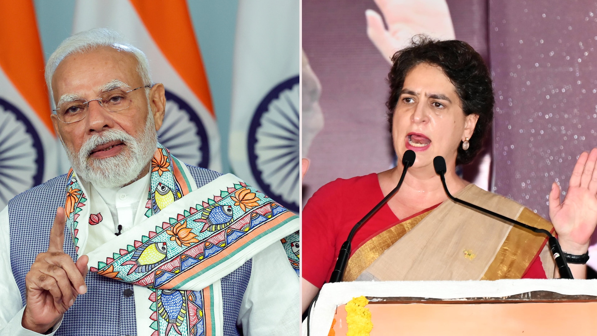 Video: PM Modi vs Priyanka Gandhi Over Women Voters In Bihar Ahead Of Polls