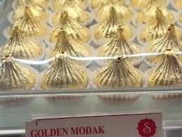 Nashik Sweet Shop Sells Golden Modak For Rs 20,000 Per Kg During Ganesh Chaturthi