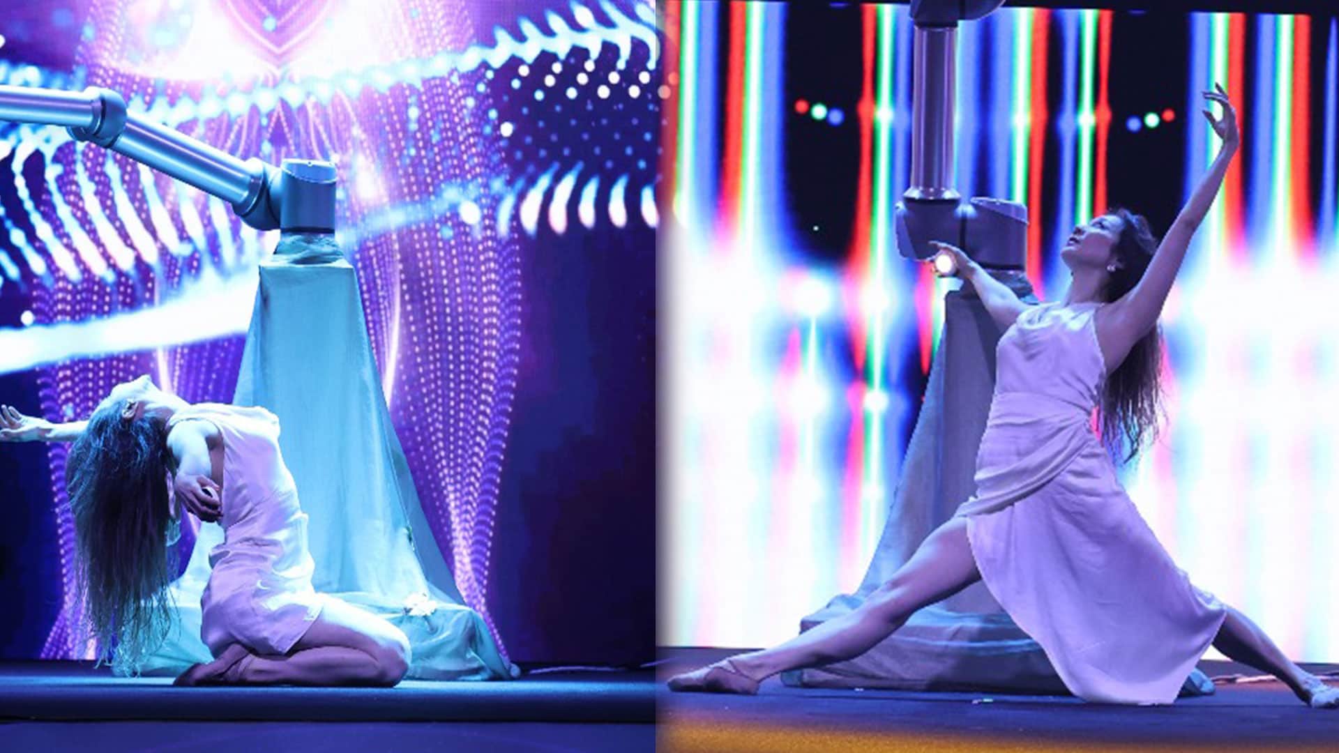 Video: Watch: Merritt Moore Performs A Stunning Human-Robot Duet At NDTV World Summit 2025