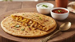 How To Make Delicious Bhujia Papad Paratha In Just 5 Minutes