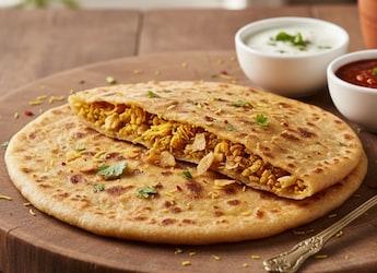 How To Make Delicious Bhujia Papad Paratha In Just 5 Minutes How To Make Delicious Bhujia Papad Paratha In Just 5 Minutes