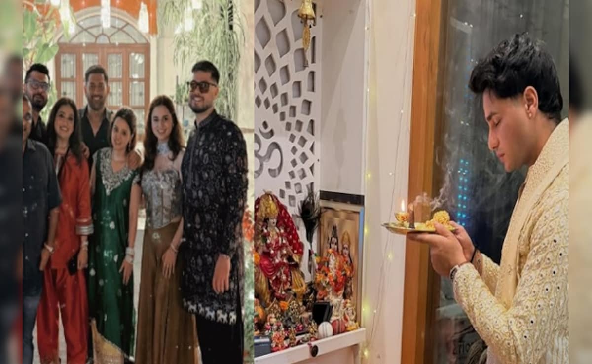 धोनी से लेकर अभिषेक शर्मा तक... भारतीय क्रिकेटरों ने ऐसे मनाई दिवाली. देखें 10 तस्वीरें