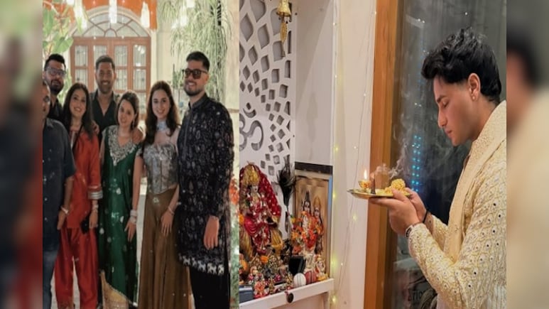 धोनी से लेकर अभिषेक शर्मा तक... भारतीय क्रिकेटरों ने ऐसे मनाई दिवाली. देखें 10 तस्वीरें