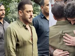 Salman Khan Consoles Emotional Nikitin Dheer At Pankaj Dheer's Last Rites Salman Khan Consoles Emotional Nikitin Dheer At Pankaj Dheer's Last Rites