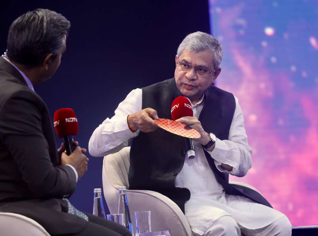 "Data Is New Oil": Minister Ashwini Vaishnaw Shows Chip At NDTV World Summit